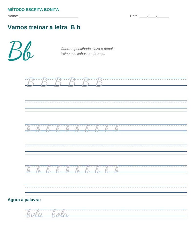 Vogais — caderno Vogais e Sílabas